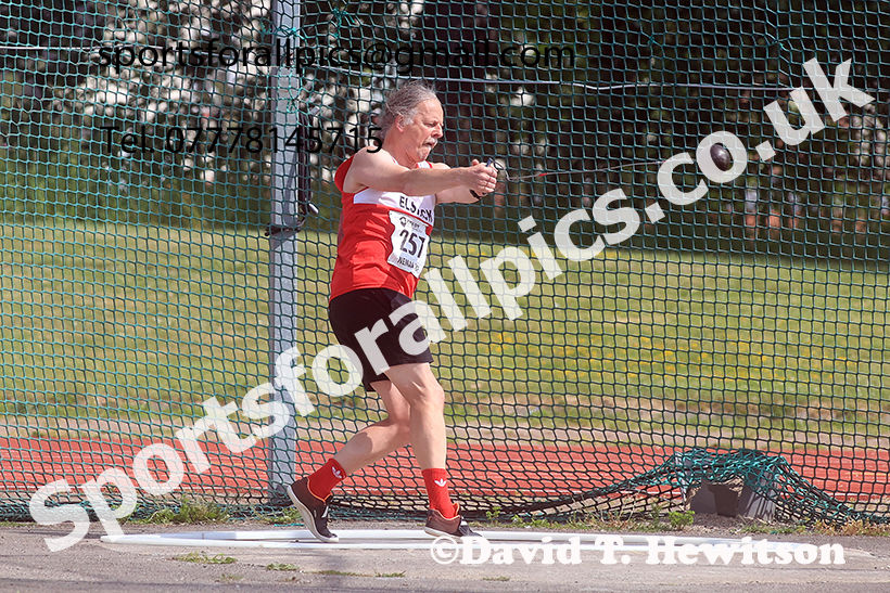 Hammer, 2025 NEMAA Track and Field, Monkton. Photo: David T. Hewitson/Sports for All Pics
